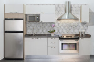 Medici Silver Pattern styled in a finished room