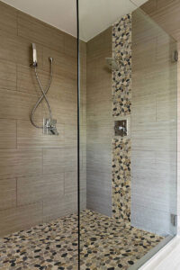 Mix River Pebbles Pattern 10mm styled in a finished room