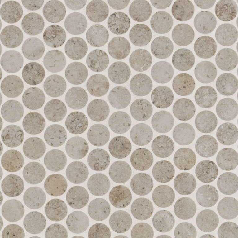 Myrtle Sands Round Matte porcelain backsplash tile