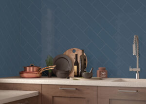 Urbano Navy styled in a finished room