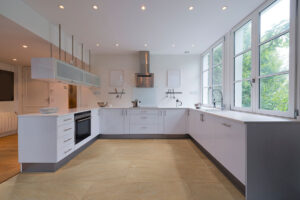 Aria Oro styled in a finished room