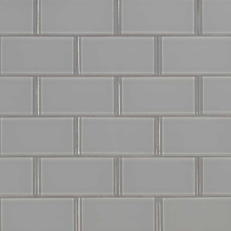 Oyster Gray Subway Tile 2×4 glass backsplash tile