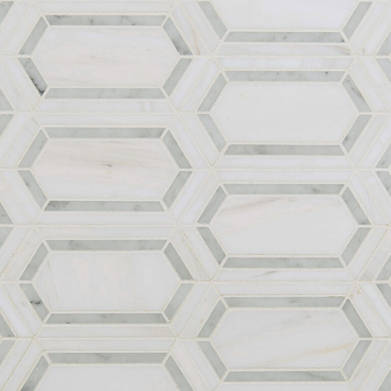 Pavilion Picket Polished Marble natural stone backsplash tile