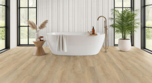 Folk Pearl styled in a finished room