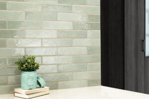 Renzo Jade 3×12 Wall styled in a finished room