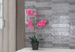 Renzo Storm 2.5×13 Pickett Wall styled in a finished room