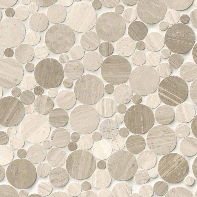 Serenity Stone Pebble Polished natural stone backsplash tile