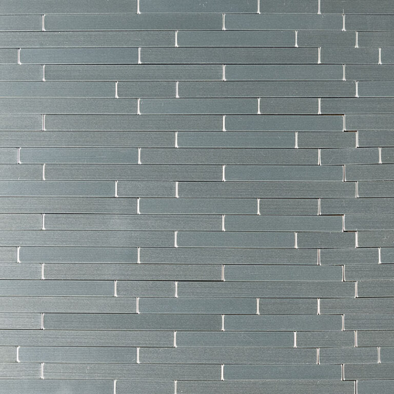 Silverina Interlocking 5mm mixed materials backsplash tile