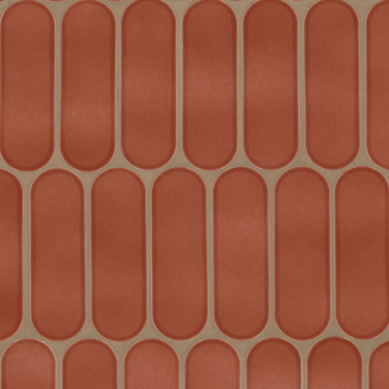 Terra Glossy Ellipse glass backsplash tile