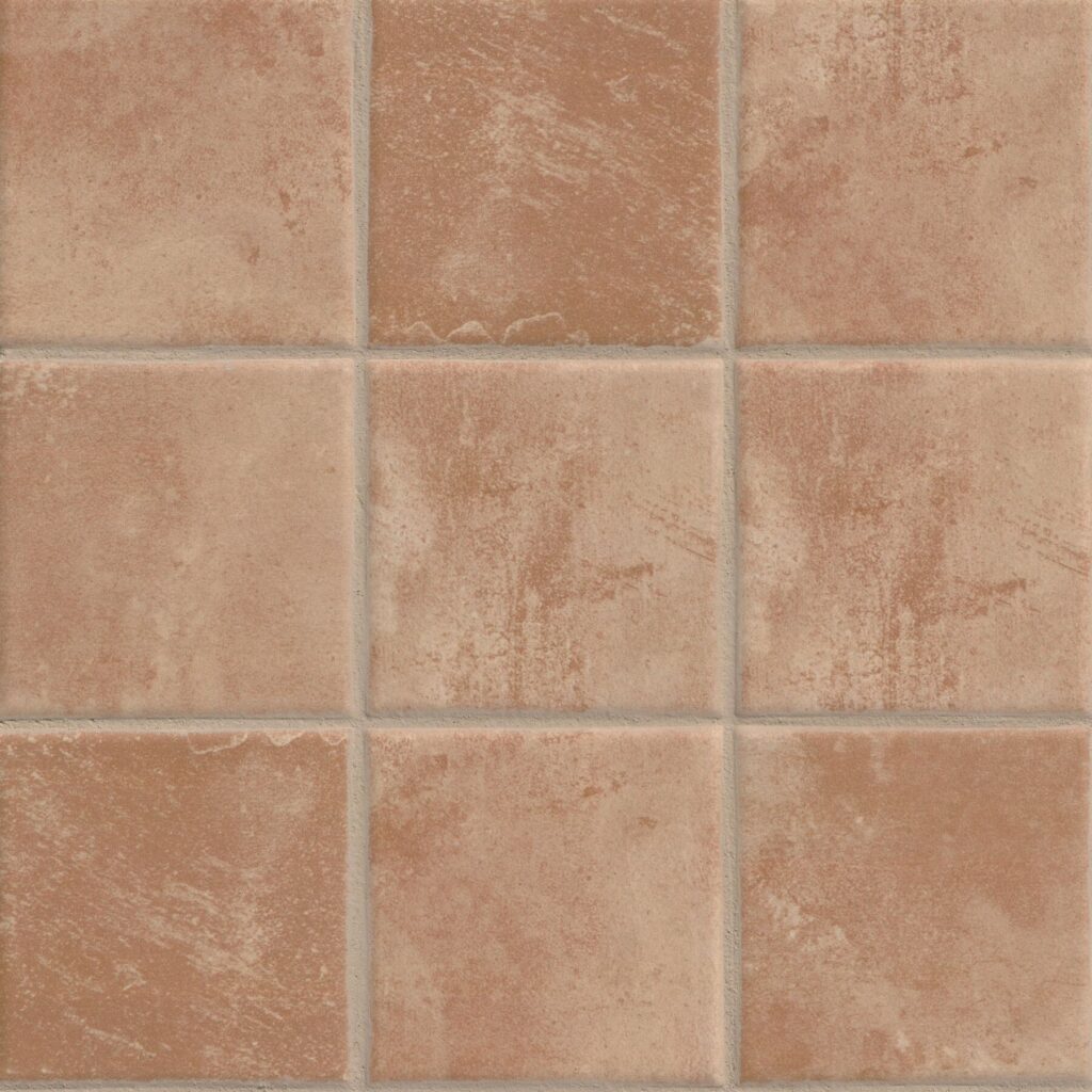 Terracotta Square 4×4 Matte backsplash tile