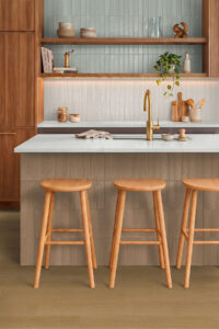 Terranello Cotto 4×4 styled in a finished room