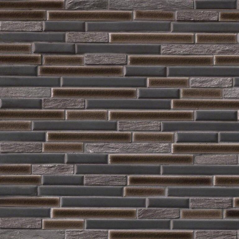 Titan Interlocking Pattern 8mm porcelain backsplash tile