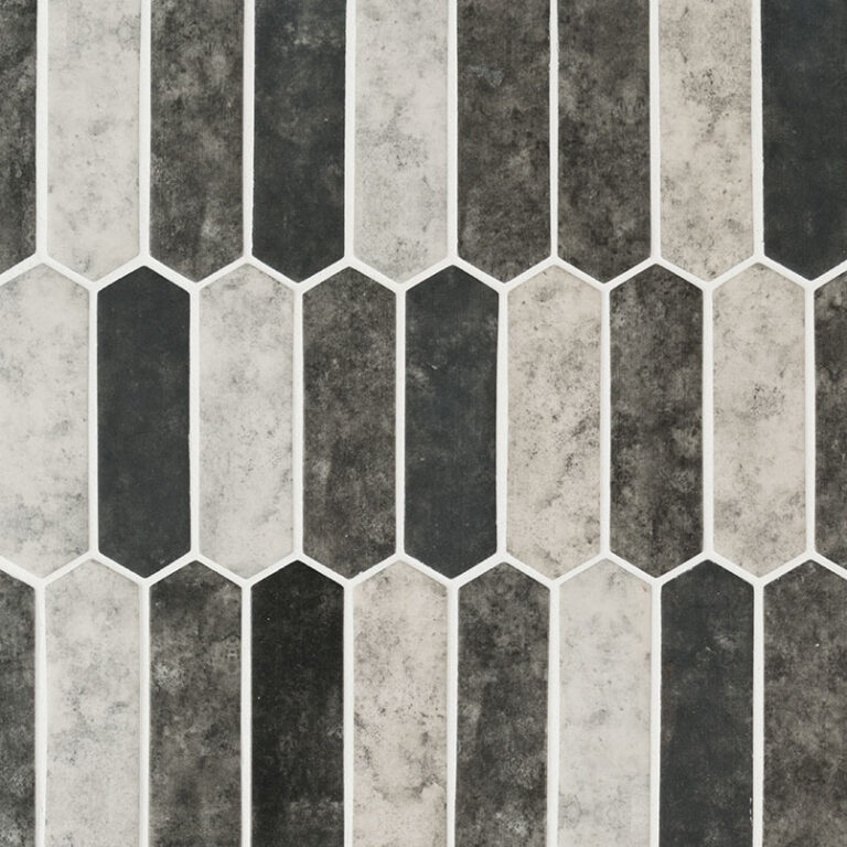 Urban Tapestry Picket 6mm glass backsplash tile