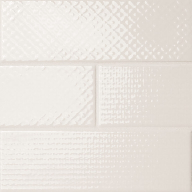 Urbano Crema 3D Mix ceramic backsplash tile