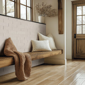 Urbano Crema 3D Mix styled in a finished room