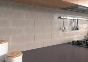 Urbano Warm Concrete styled in a finished room