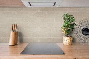 Urbano Warm Concrete styled in a finished room