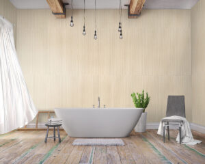 UrbanSlat ® Blonde styled in a finished room