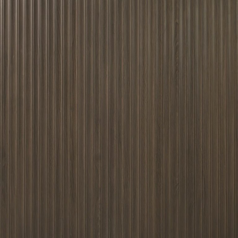 UrbanSlat ® FLUTE UMBER ceramic backsplash tile