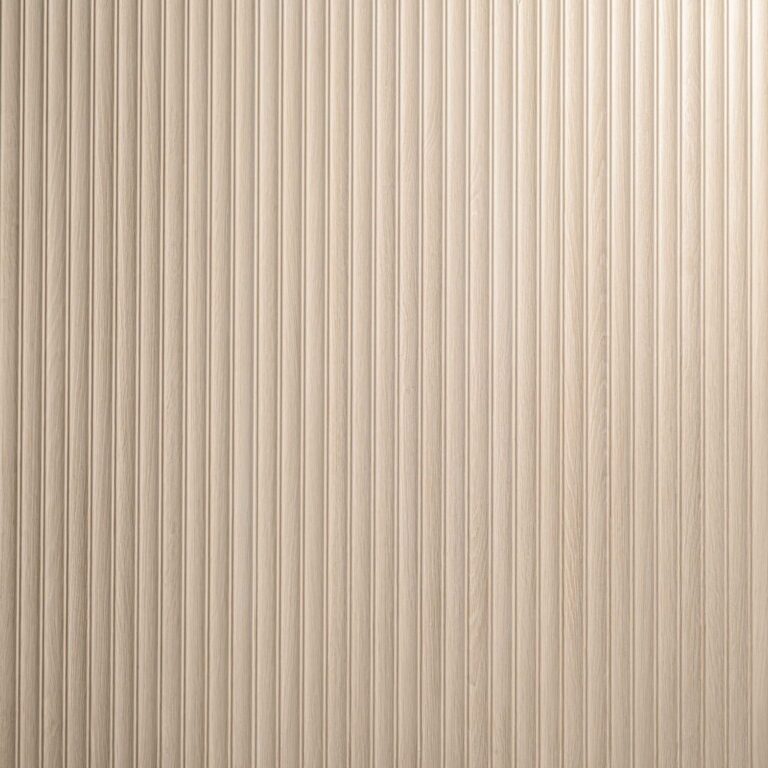 UrbanSlat ® Flute Maple ceramic backsplash tile