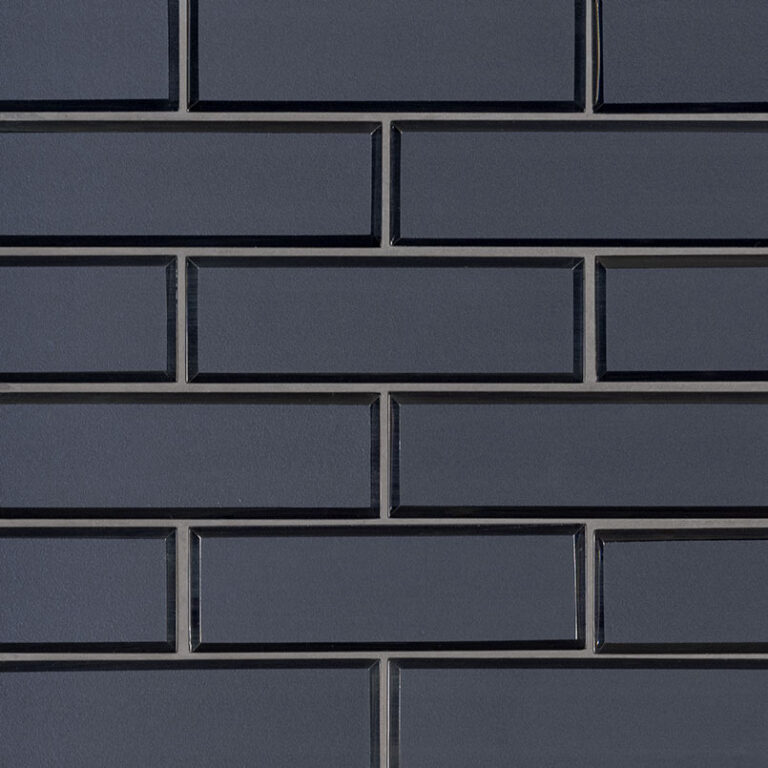 Vague Blue Subway glass backsplash tile