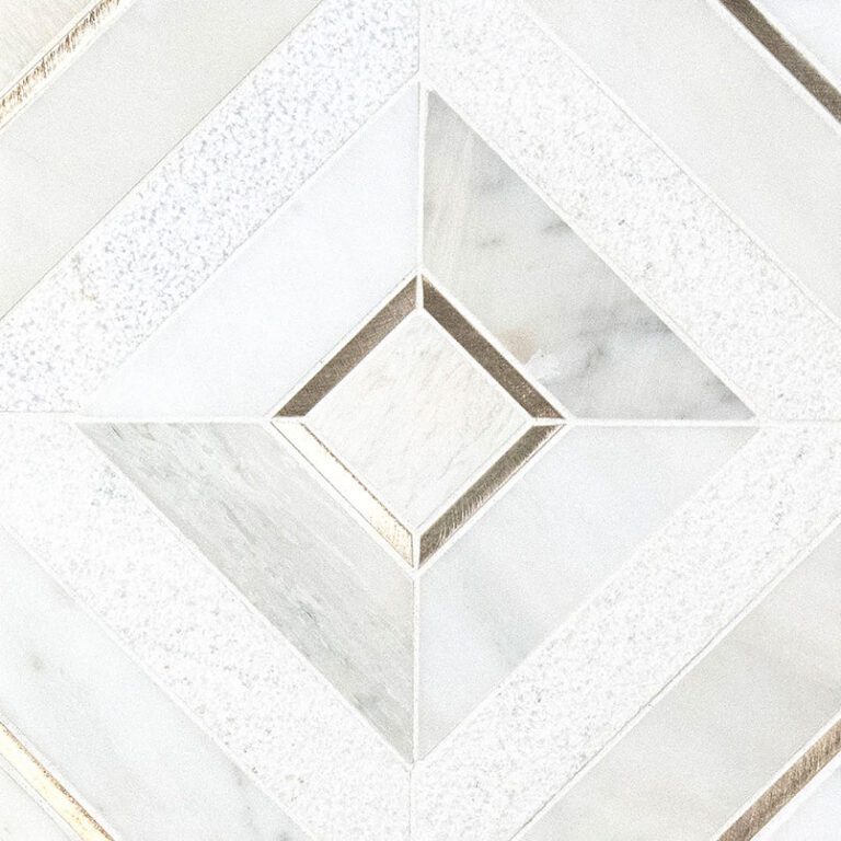 Verona Gold Pattern mixed materials backsplash tile