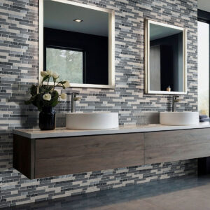 Whistler Ice Interlocking 8mm styled in a finished room
