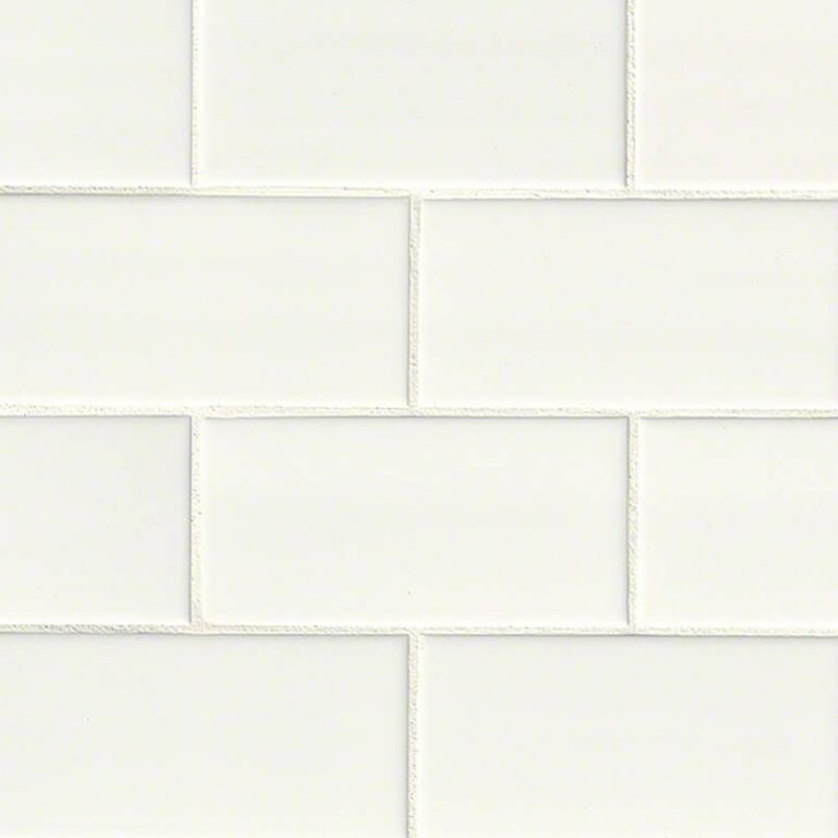 White Subway Tile 3×6 ceramic backsplash tile