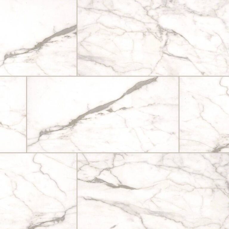 Essentials White Vena Ceramic ceramic backsplash tile