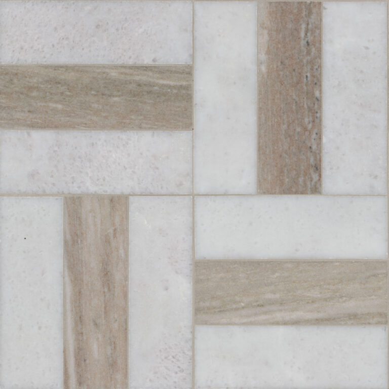 Winslow Weave Polished glass backsplash tile