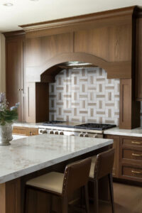 Winslow Weave Polished styled in a finished room