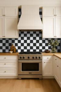 Zest Star Tile 4×4 styled in a finished room